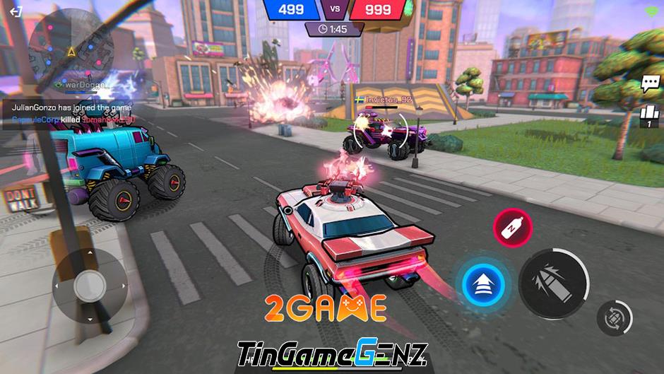 Game hành động Battle Cars: Fast PVP Arena - Phiên bản Rocket League