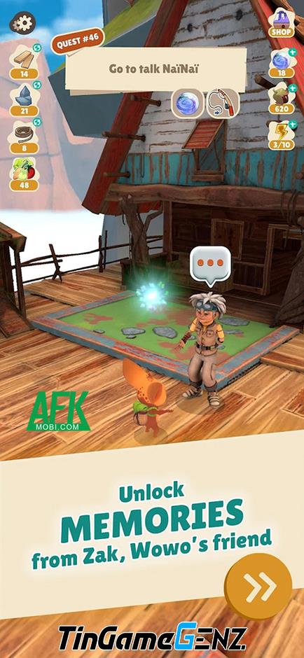 Game hành động phiêu lưu Zak & Wowo dựa trên bộ phim hoạt hình