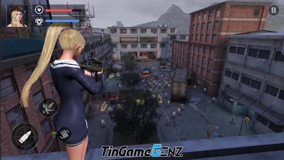 Game hành động sinh tồn Zombie Hunter: Dàn nhân vật mỹ nữ