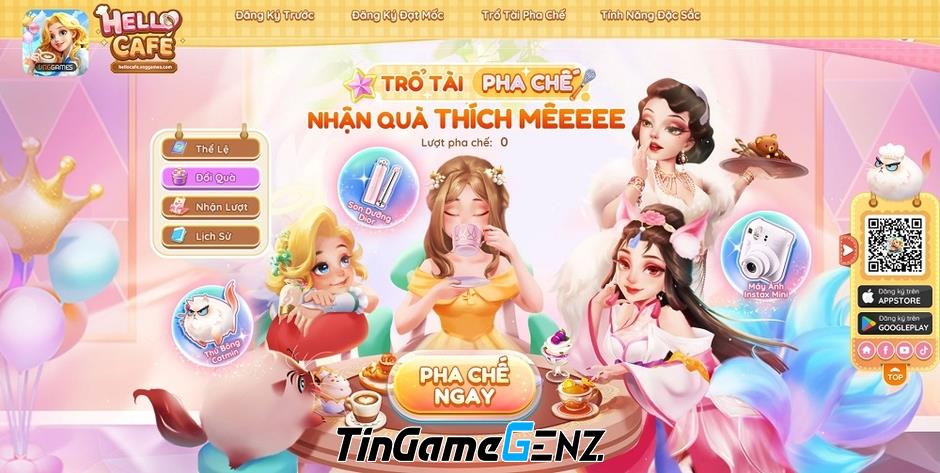 Game Hello Café VNG chính thức mở đăng ký tại Việt Nam, tạo trend khắp Đông Nam Á