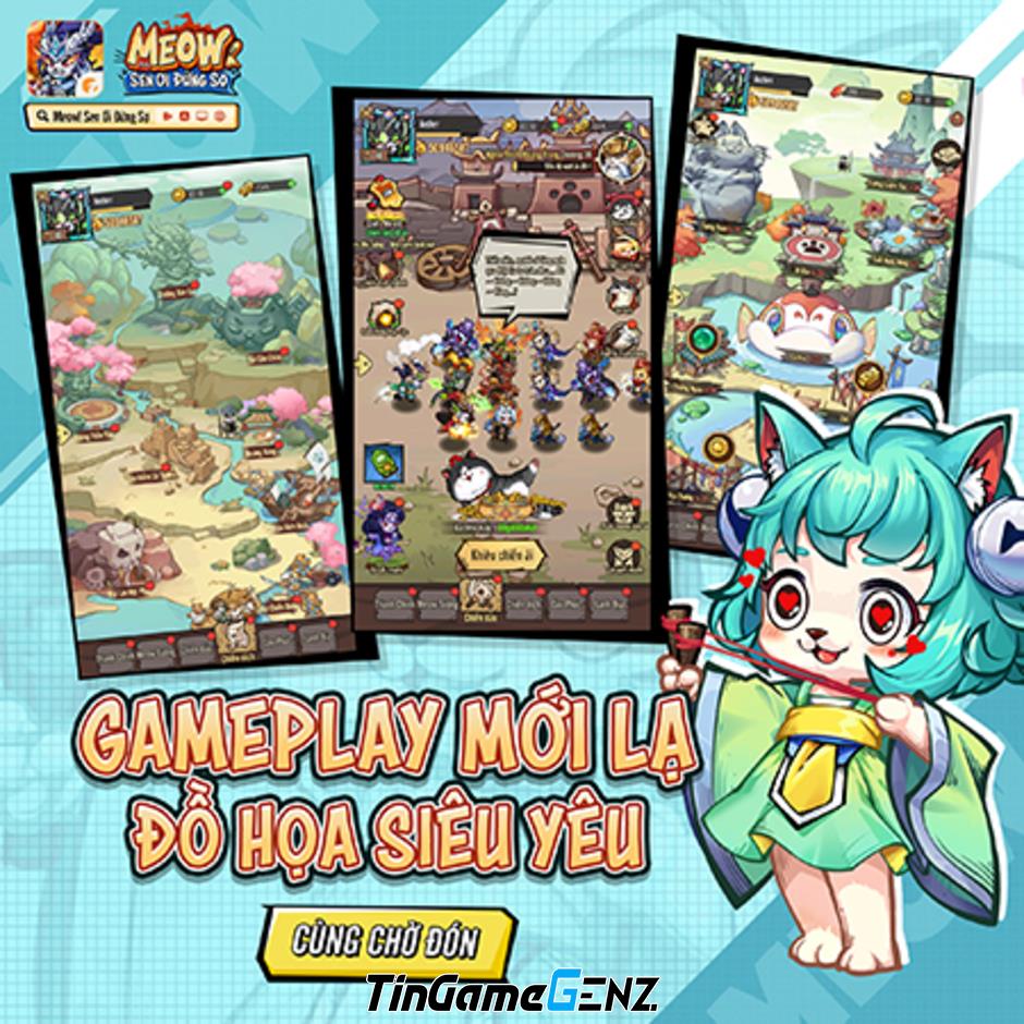 Game idle auto chess Meow! Sen Ơi Đừng Sợ chính thức ra mắt tại Việt Nam