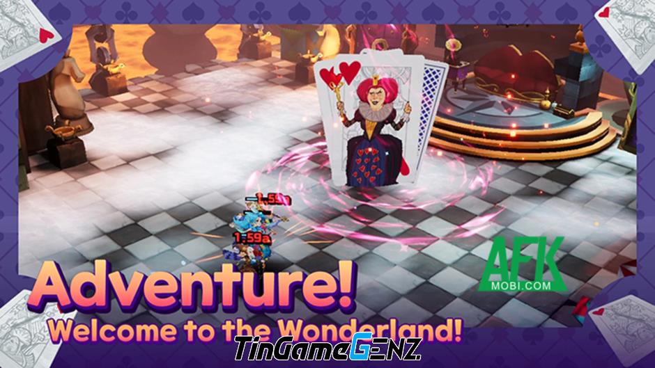 Game Idle RPG Magic Cat Wonderland lấy cảm hứng từ Alice in Wonderland