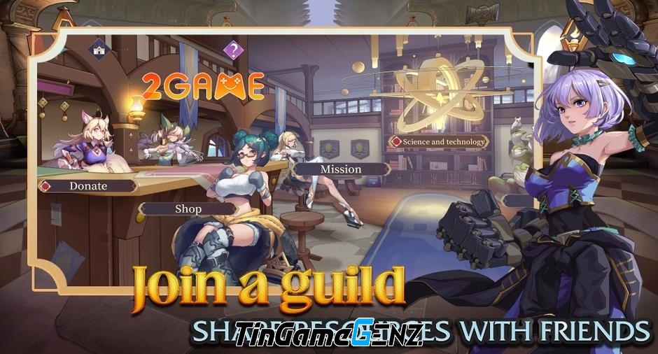 Game Idle RPG Maiden Academy: Quy tụ nhiều 