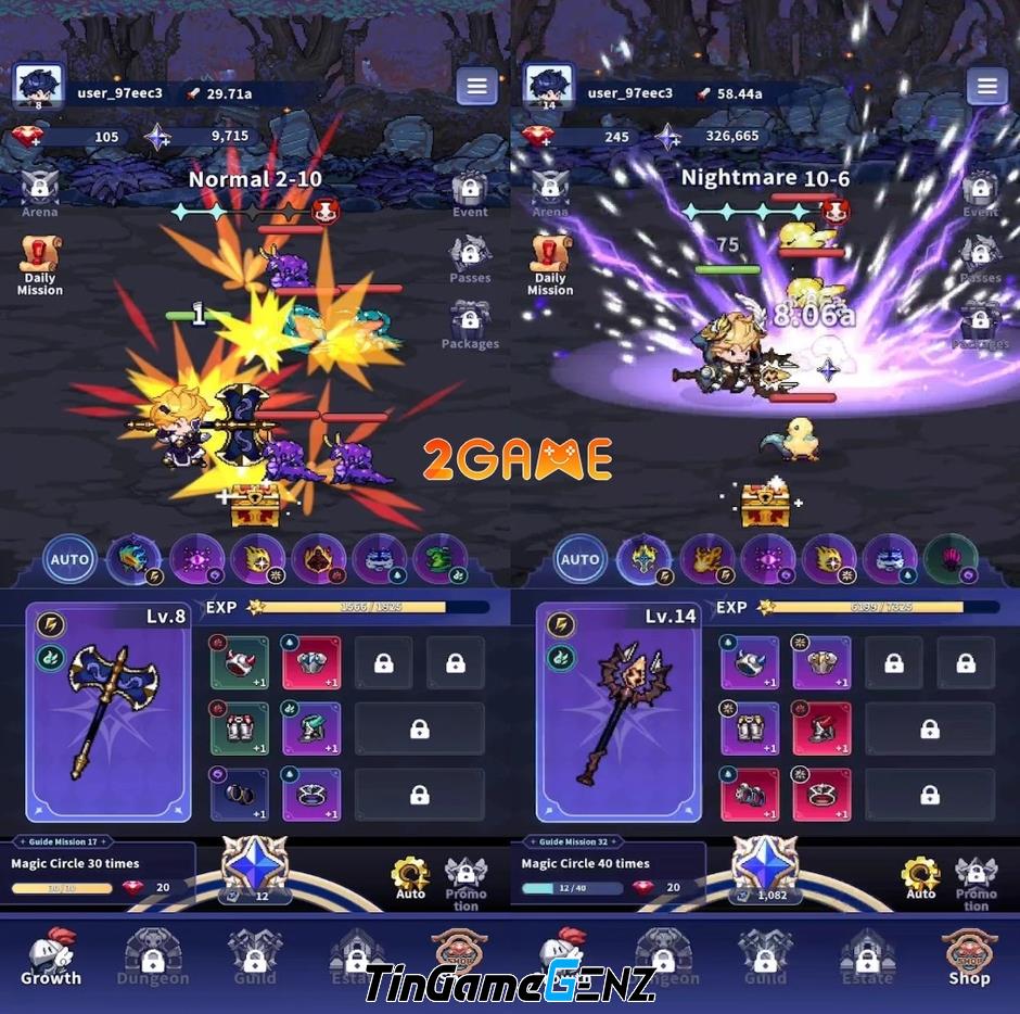 Game Idle RPG StarKnights Mobile độc đáo từ Hàn Quốc