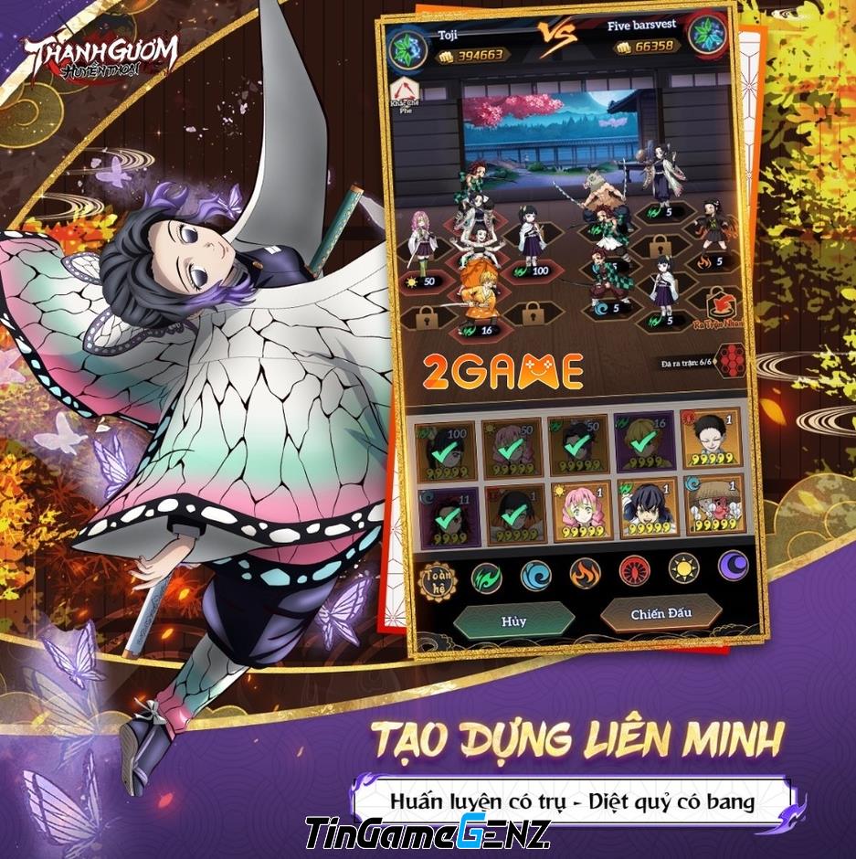 Game Idle RPG Thanh Gươm Huyền Thoại với chủ đề Demon Slayer sẽ sớm ra mắt