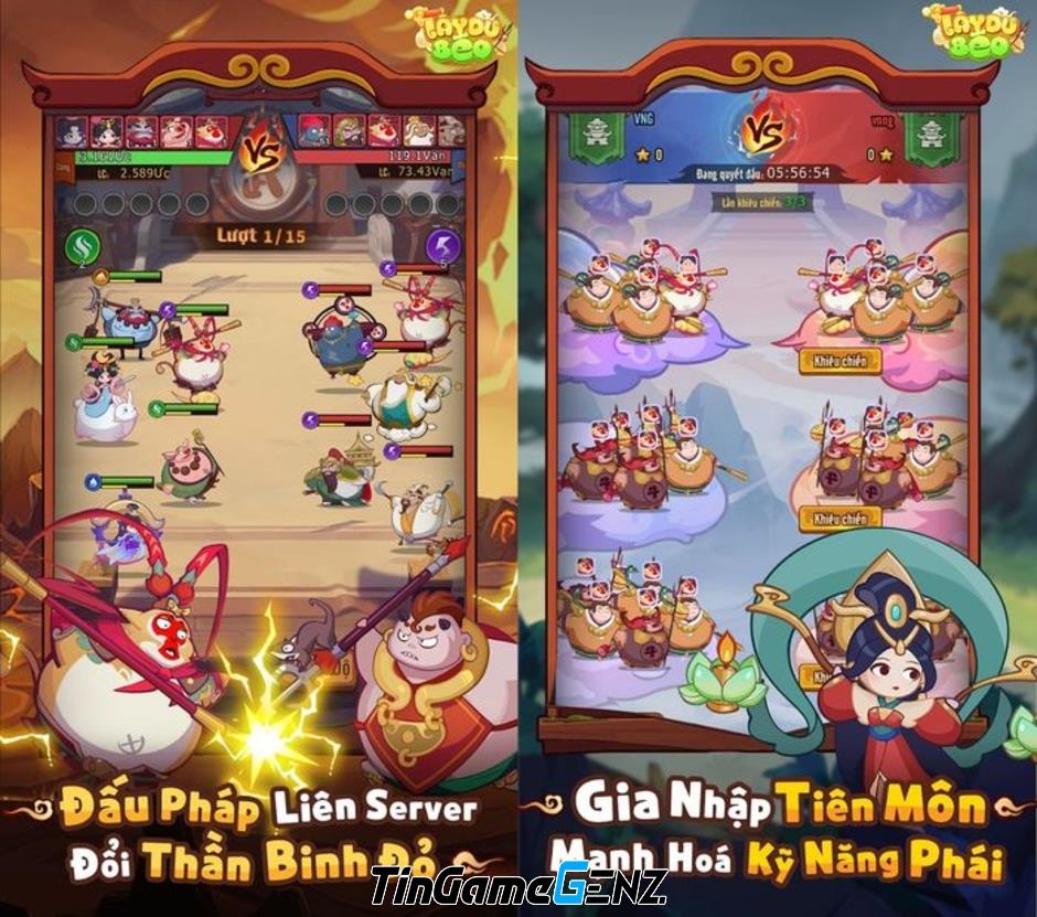 Game idle thẻ tướng Tây Du Béo VNG sắp ra mắt