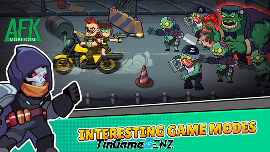 Game idle Undead Land: Zombie Roadkill - thế giới hậu tận thế zombie