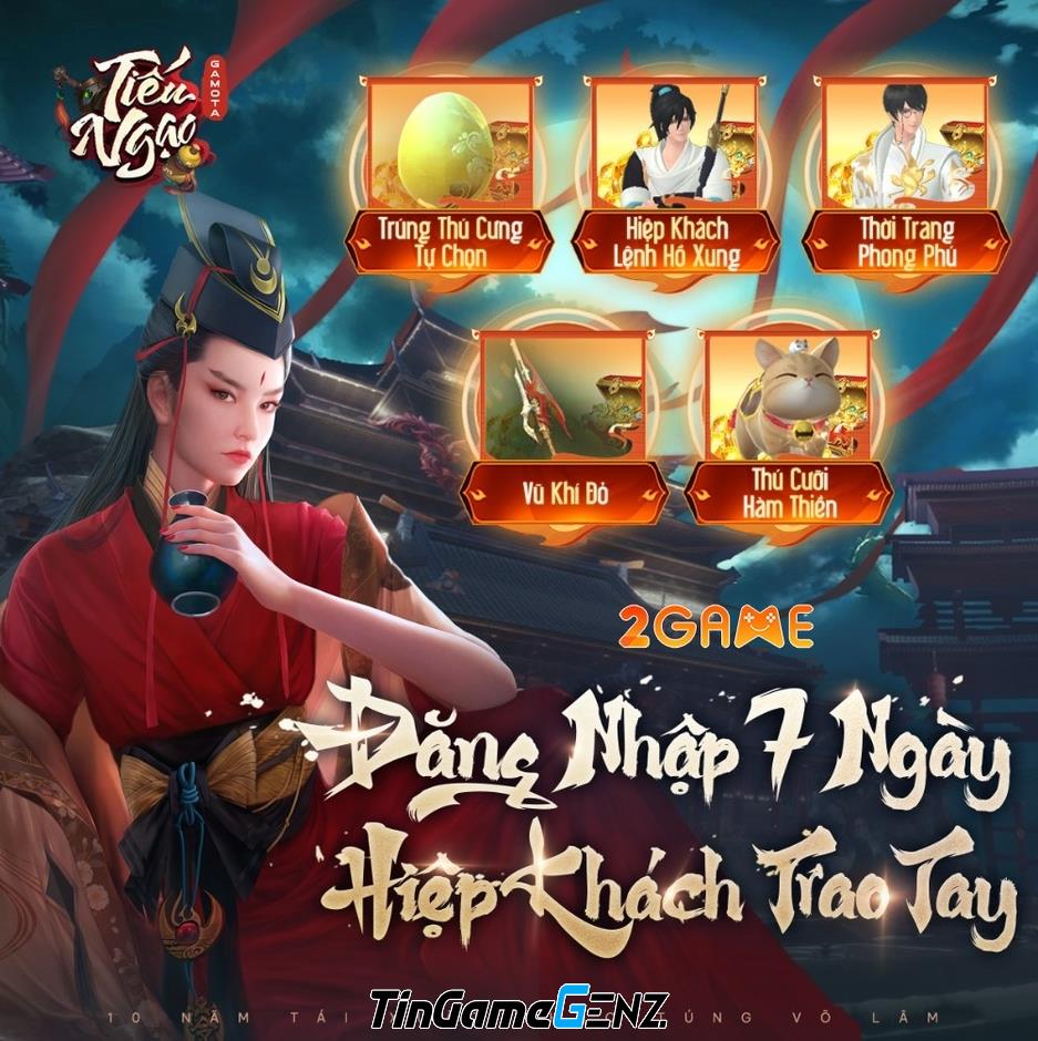 Game kiếm hiệp Tiếu Ngạo Gamota: Sở hữu trải nghiệm đỉnh cao cho người chơi thích va chạm