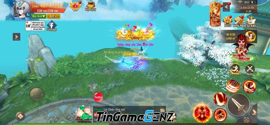 Game Kiếm Hiệp với hình ảnh 'máy xúc' gây sốt, người chơi liên tưởng đến 'ủi bay' server