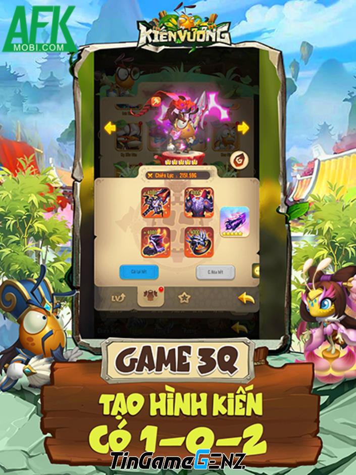 Game Kiến Vương Mobile - Game idle chiến thuật thẻ tướng đến từ Trung Quốc ra mắt tại Việt Nam