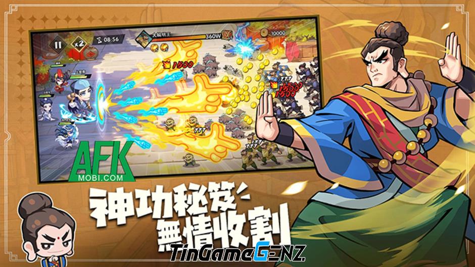 Game KungFu Star: Phòng thủ roguelike theo chủ đề võ hiệp Kim Dung