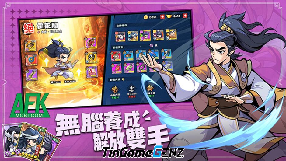 Game KungFu Star: Phòng thủ roguelike theo chủ đề võ hiệp Kim Dung