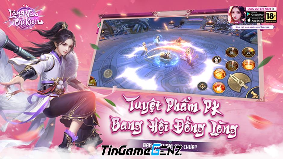 Game Lăng Vân Chi Kiếm chính thức ra mắt tại Việt Nam, làm khuynh đảo thị trường thế giới