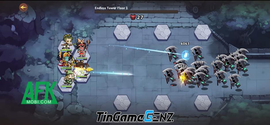 Game Legend of Defenders: Lối chơi Tháp Phòng đầy cải tiến