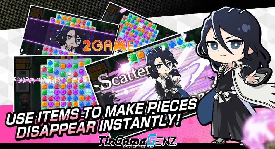 Game match-3 BLEACH Soul Puzzle: IP Bleach đầu tiên trên toàn cầu