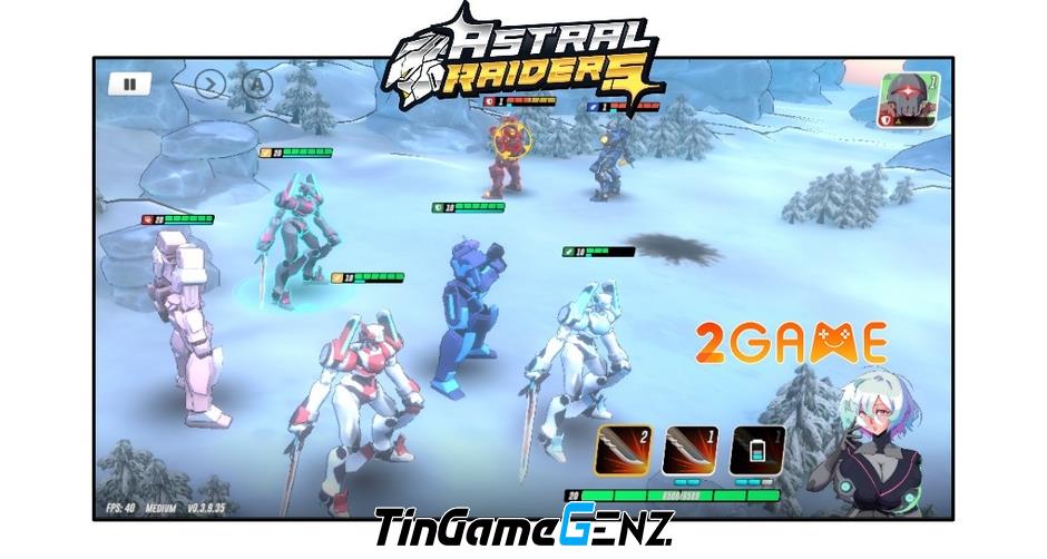 Game Mecha 3D Astral Raiders với dàn waifu xinh đẹp