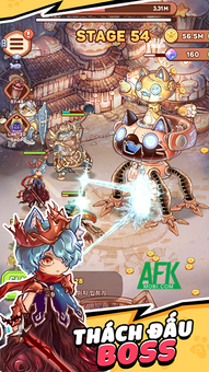 Game Meow Meow Warriors - Lối chơi tap tap đấu tướng thú vị