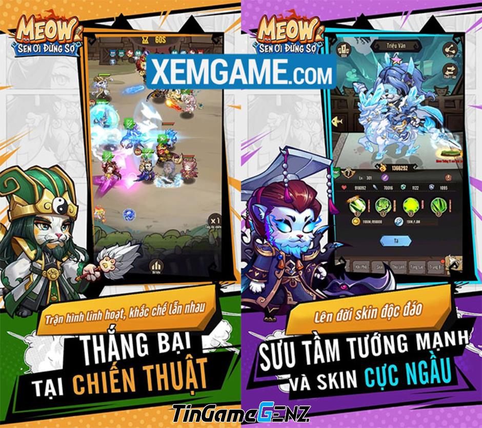 Game Meow! Sen Ơi Đừng Sợ: tôn vinh 