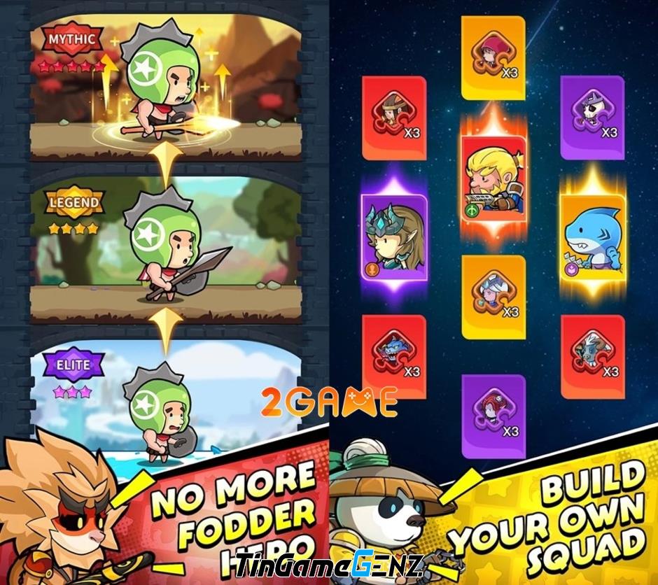 Game Mini Heroes: Mars’ Squad - Trải nghiệm chiến đấu giả tưởng mới mẻ