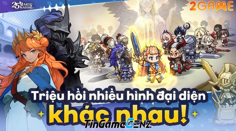 Game MMORPG 2D 25 Magic Knight Lane với lối chơi độc đáo