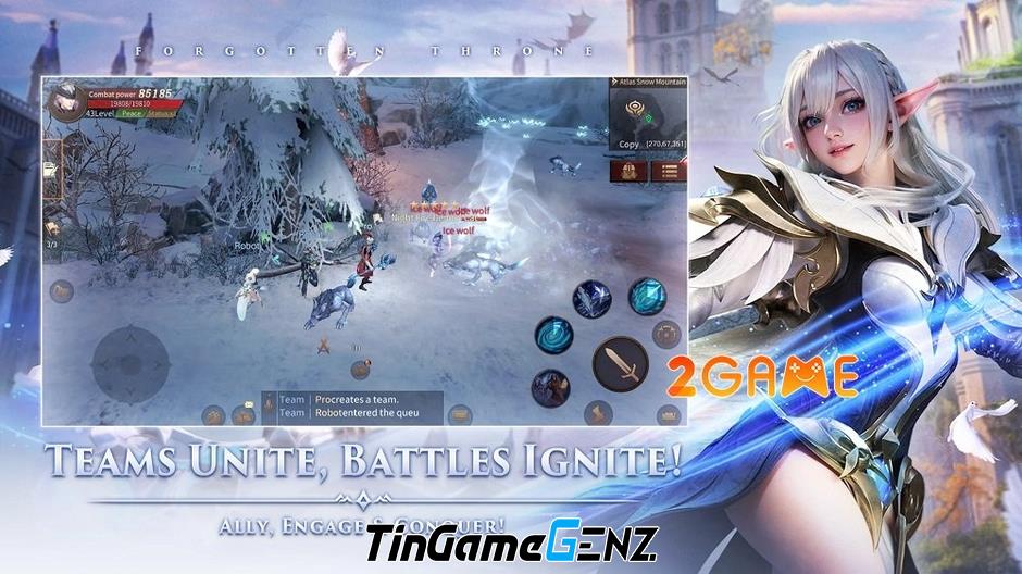 Game MMORPG giả tưởng Forgotten Throne ra mắt thử nghiệm trên Android