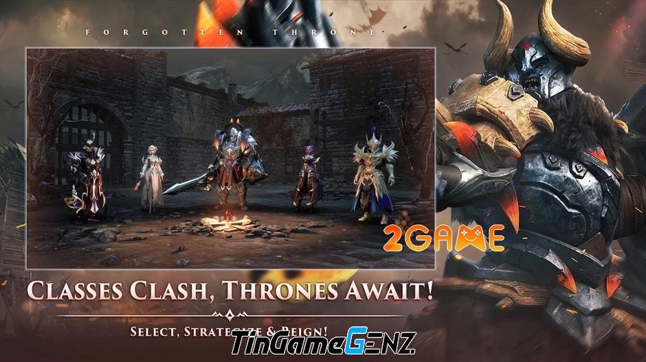 Game MMORPG giả tưởng Forgotten Throne ra mắt thử nghiệm trên Android