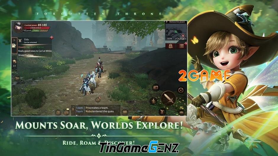 Game MMORPG giả tưởng Forgotten Throne ra mắt thử nghiệm trên Android