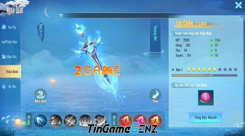 Game MMORPG Kiếm Vũ Thiên Hành Ca: Đồ họa xịn, hoạt động hấp dẫn tháng 4