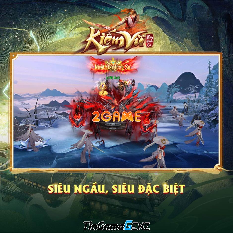 Game MMORPG Kiếm Vũ Thiên Hành Ca sẽ ra mắt game thủ Việt vào thời gian sắp tới