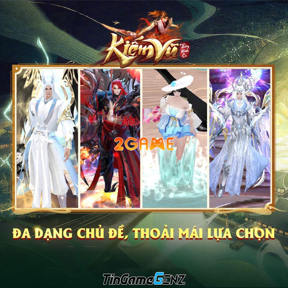 Game MMORPG Kiếm Vũ Thiên Hành Ca sẽ ra mắt game thủ Việt vào thời gian sắp tới