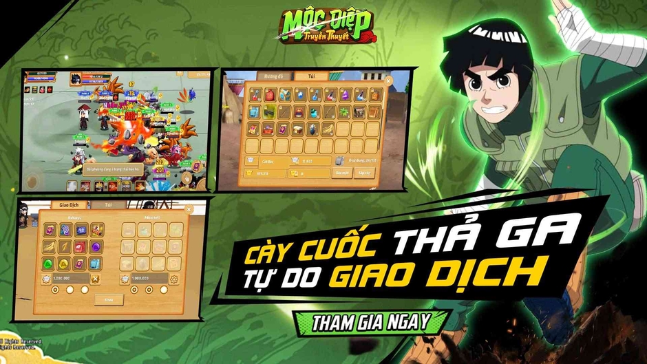 Game MMORPG Mộc Diệp Truyền Thuyết - Phiên bản chính thức ra mắt, cùng cảm hứng từ series Naruto, không thể bỏ qua.