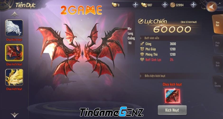 Game MMORPG Tiên Vương 4D: Hiệu ứng đẹp mắt 