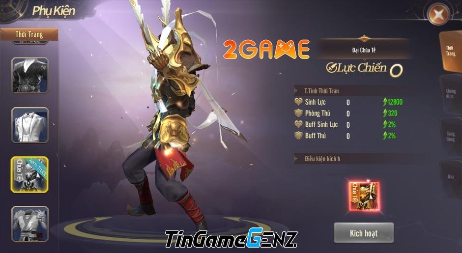 Game MMORPG Tiên Vương 4D: Hiệu ứng đẹp mắt 