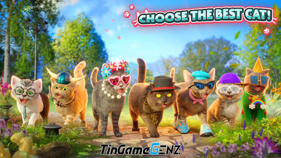 Game mô phỏng mèo hoàn hảo đến từ Cat Simulator 2 trên Android và IOS.