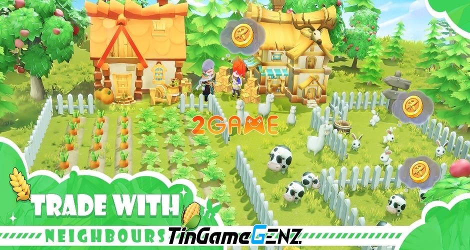 Game mô phỏng nông trại siêu cute Tales of Terrarum sắp ra mắt