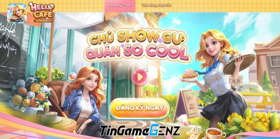 Game mô phỏng quản lý quán cà phê Hello Café VNG sắp ra mắt tại Việt Nam