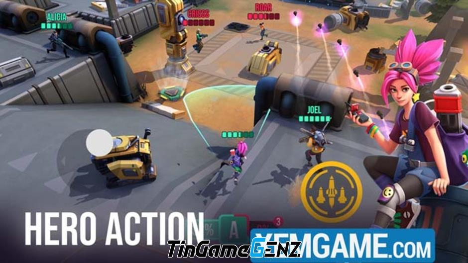 Game MOBA hành động hấp dẫn Ricochet Squad