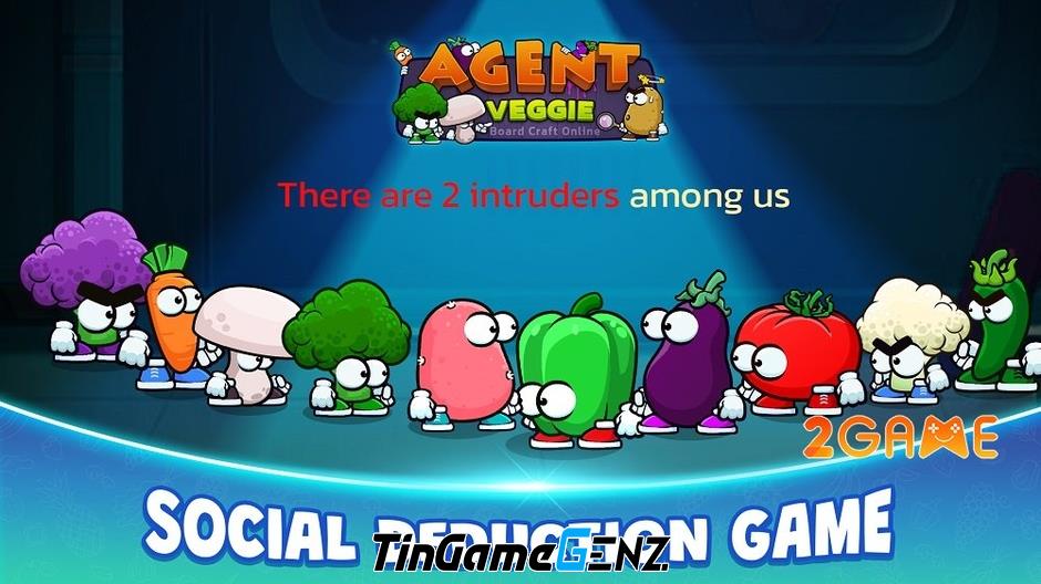 Game mobile Agent Veggie BCO: Sự kết hợp hoàn hảo giữa Ma sói và chơi cùng bạn bè