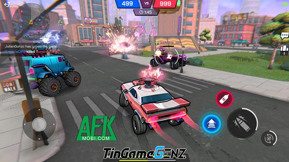 Game mobile Battle Cars: Fast PVP Arena - Trải nghiệm chiến xe đỉnh cao