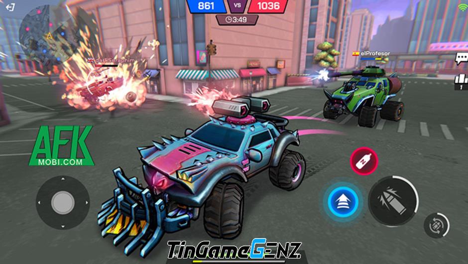 Game mobile Battle Cars: Fast PVP Arena - Trải nghiệm chiến xe đỉnh cao