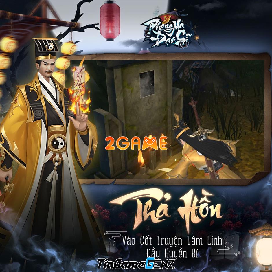 Game mobile Phong Ma Đạo Sĩ: Màu sắc tâm linh bí ẩn đang hot trên mạng