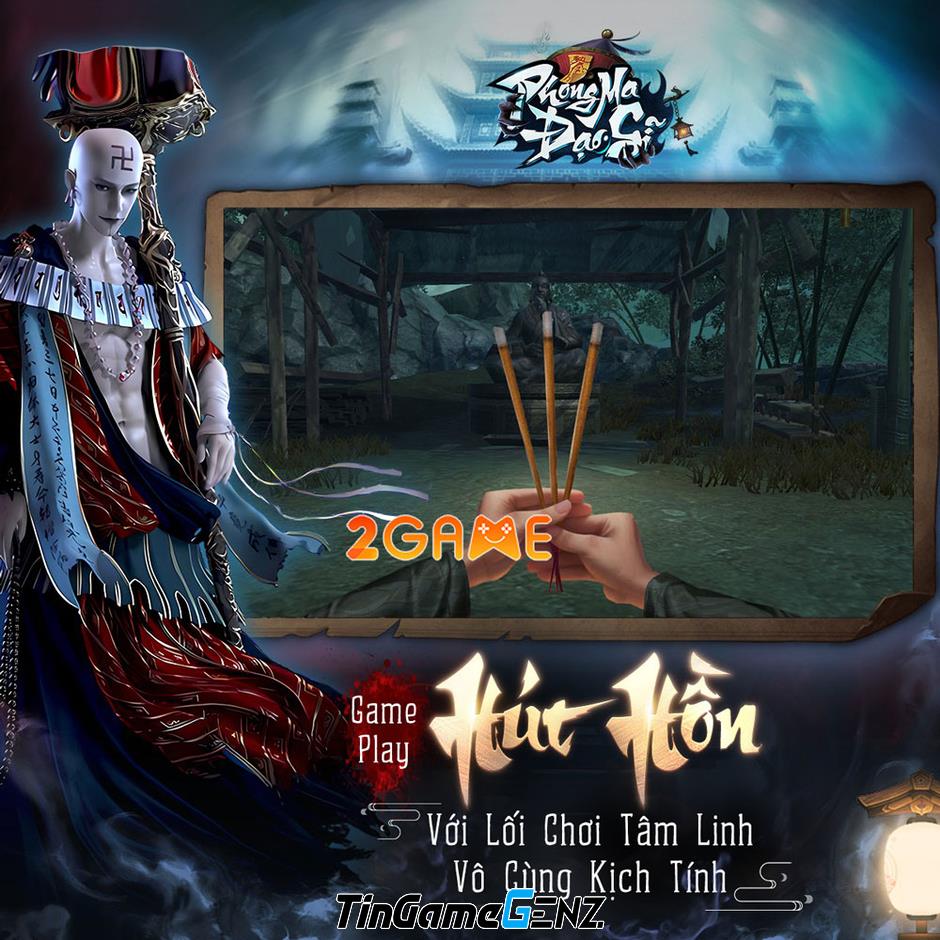 Game mobile Phong Ma Đạo Sĩ: Màu sắc tâm linh bí ẩn đang hot trên mạng