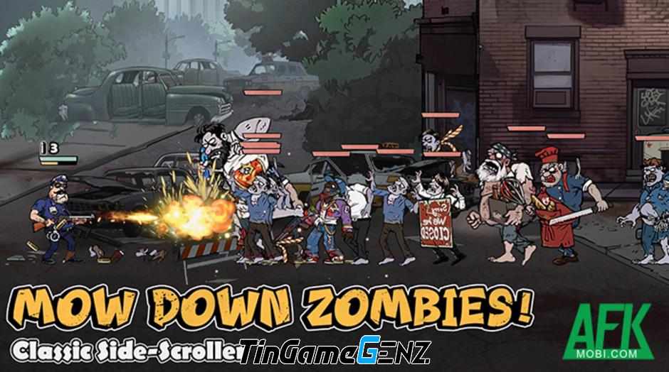 Game mobile Retro Rampage: Bắn Zombie và Xây dựng Hầm Trú Ẩn