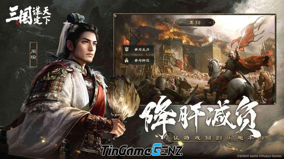 Game mobile Tam Quốc Mưu Định Thiên Hạ - SLG chiến thuật của Bilibili: Hứa hẹn và đầy tiềm năng