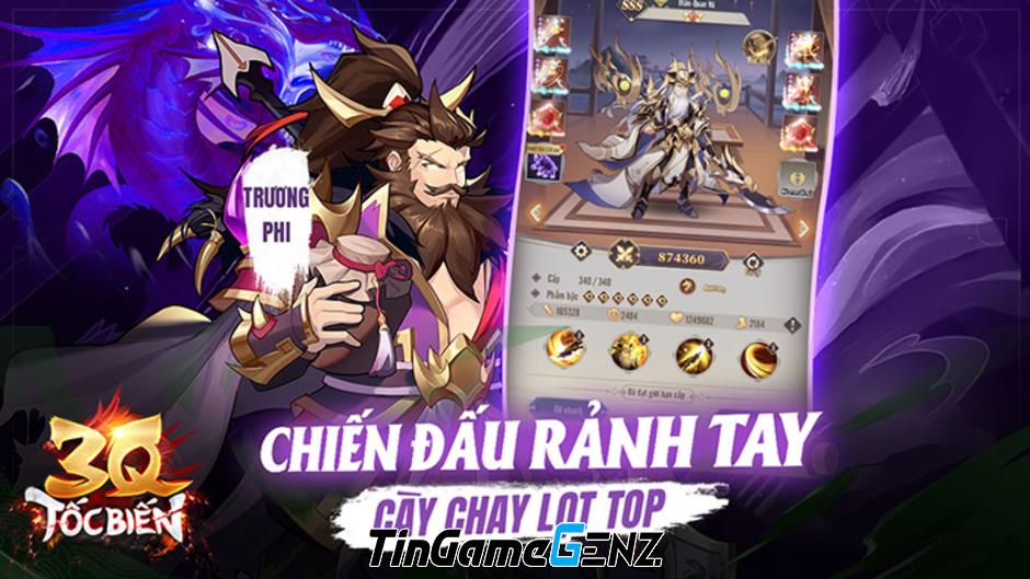 Game mới 3Q Tốc Biến: Tung hoành Tam Quốc thủy mặc, khám phá thế giới mỹ nữ và giang sơn!