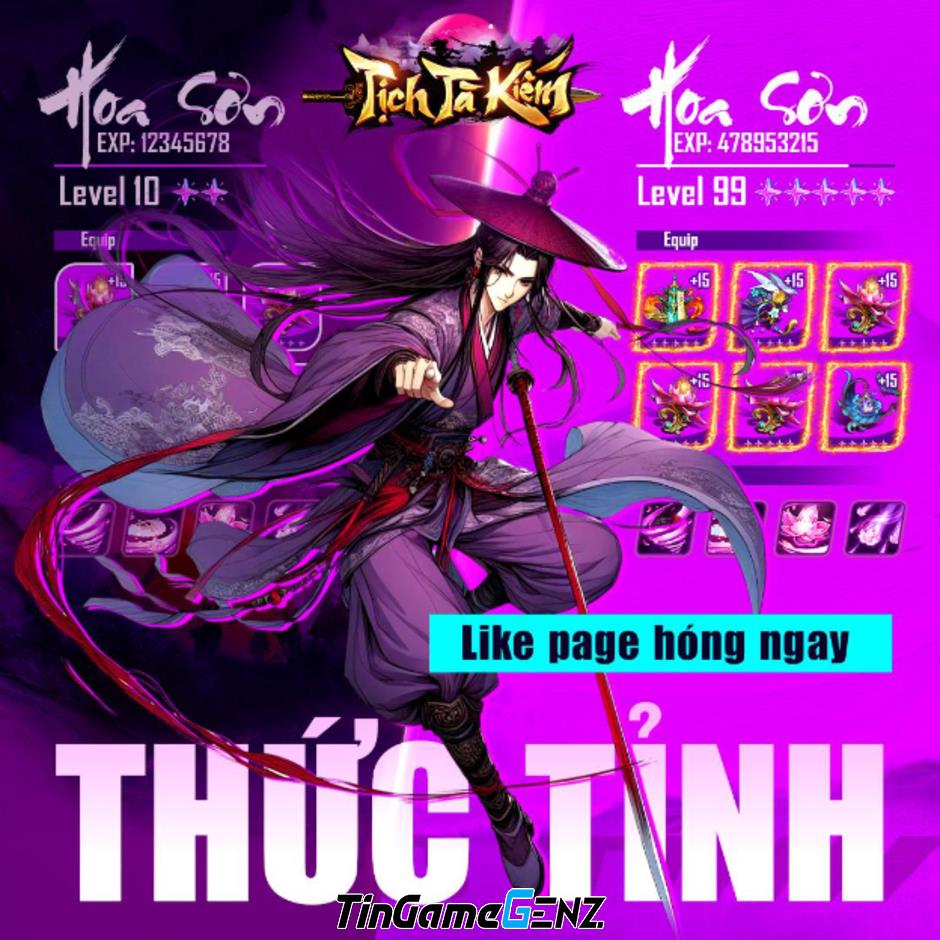 Game mới Tịch Tà Kiếm: Tham gia nhập vai đại hiệp chất nhất giang hồ để thoát khỏi thực tại