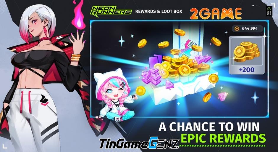 Game Neon Runners - Chạy đua theo phong cách màn hình ngang độc đáo