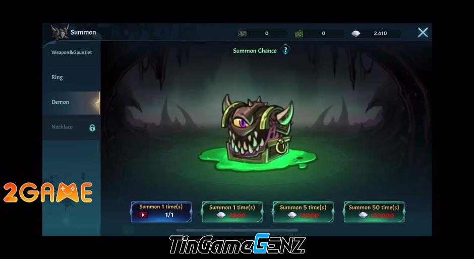 Game nhàn rỗi Idle Demon Tamer: Dark Fantasy rùng rợn