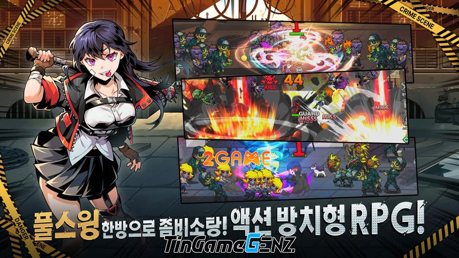 Game nhập vai Batting Girl Idle: Hóa thân thành chị đại đường phố diệt zombies