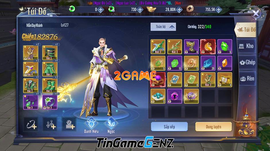 Game nhập vai cày cuốc Long Thần PK dành cho game thủ nông dân